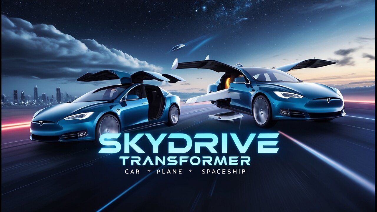 SkyDrive transformer: car, plane and interplanetary spaceship.