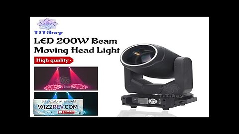 No Tax 1-10Pcs Lights 200W LED Moving Head Projector Beam LED Lights Review