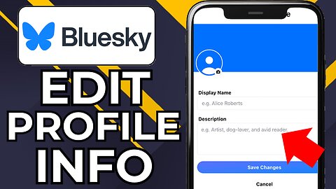 HOW TO CHANGE PROFILE DESCRIPTION ON BLUESKY SOCIAL