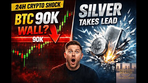 Bitcoin SLAMS Into 90K Wall ⚠️ While Silver Steals the Volatility Crown