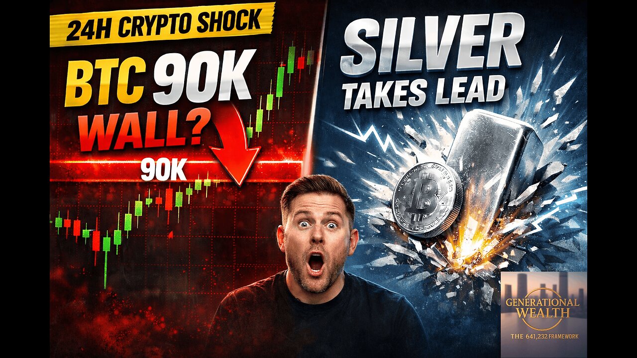 Bitcoin SLAMS Into 90K Wall ⚠️ While Silver Steals the Volatility Crown