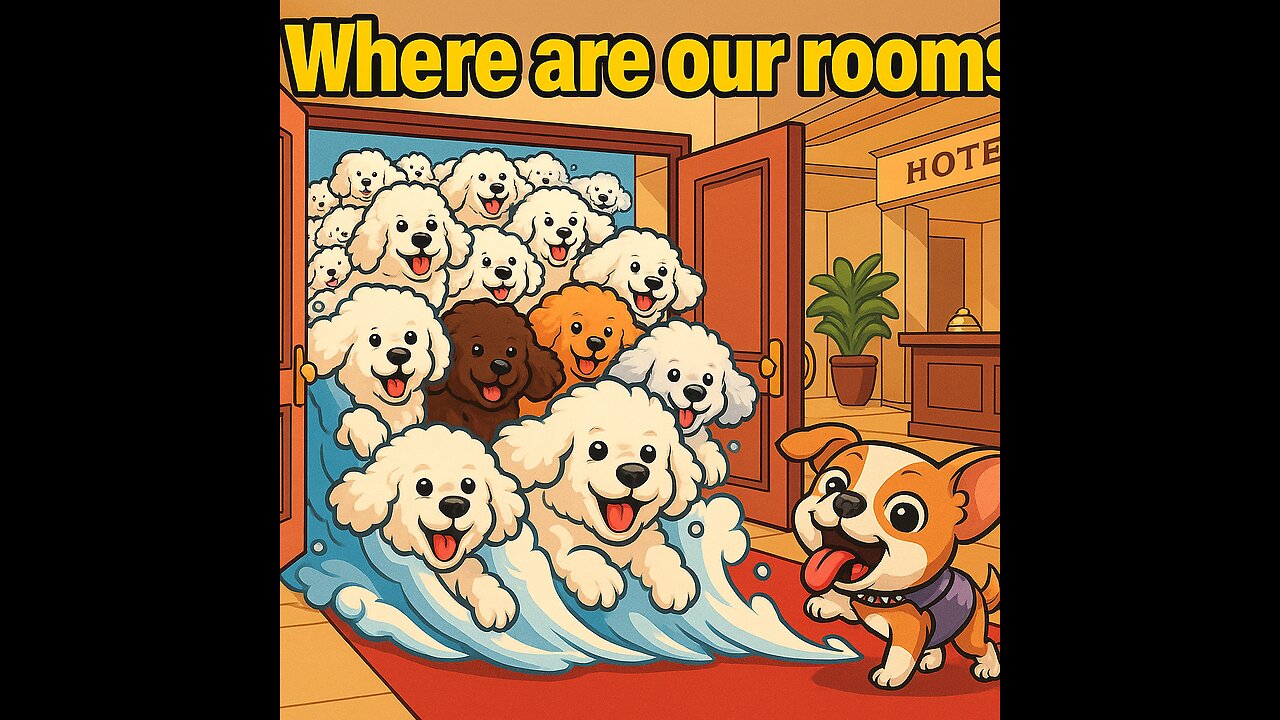 Puppy Tsunami 🐶🌊 Fluffy Poodles Take Over Japan!