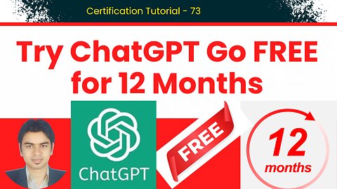 Try ChatGPT Go FREE for 12 Months 💥 Full Features + Pricing Explained (₹399Month) #chatgpt #free