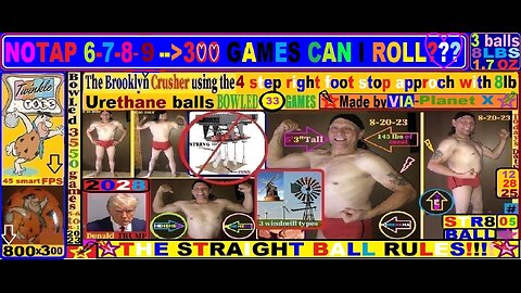 22-300 games STR8 NO-TAP6 bowling4 my 5th marathon.used8lbURETHANE by VIA Planet X 33 games12-28-25