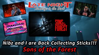 Nibz and I are Back Collecting Sticks!!! - Sons of the Forest