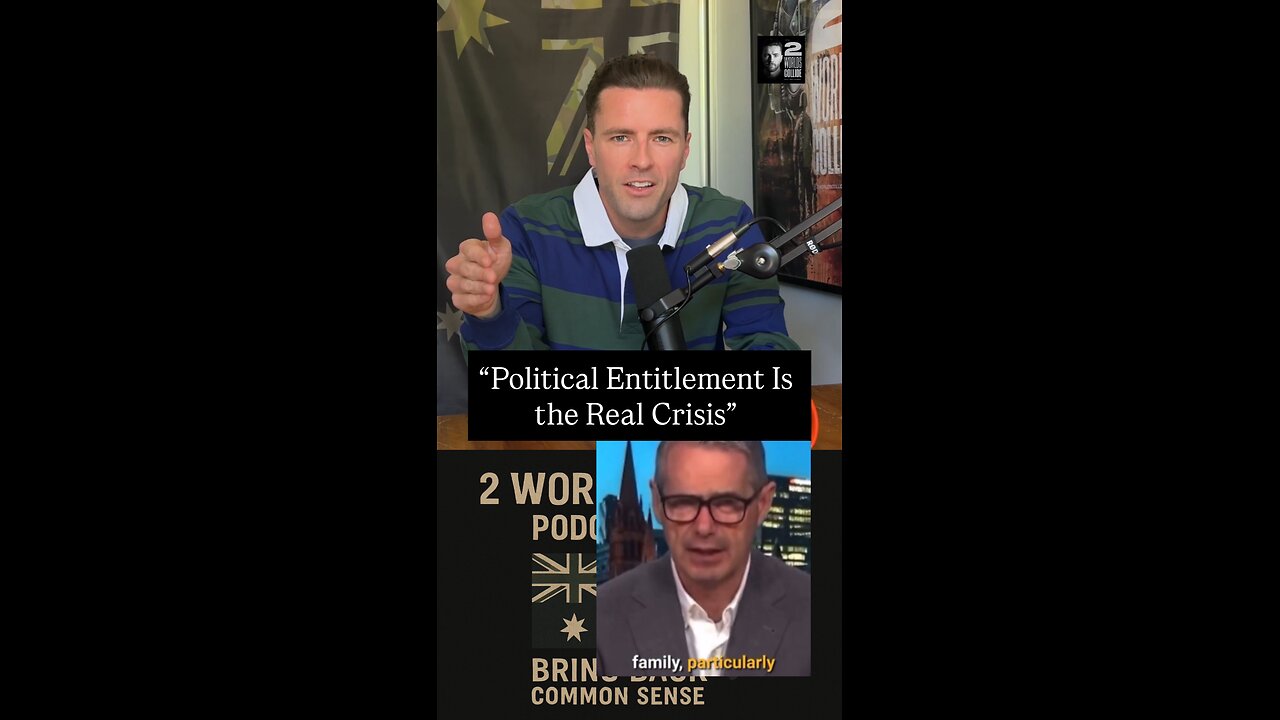 “Political Entitlement Is the Real Crisis”