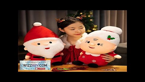 23-50CM Cute Santa Claus Snowman Elk Granny Plush Toys Christmas Decor Dolls Review