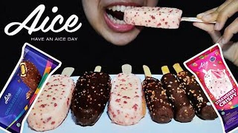 ASMR MUKBANG - CHOCOLATE, VANILLA, STRAWBERRY ICE CREAM