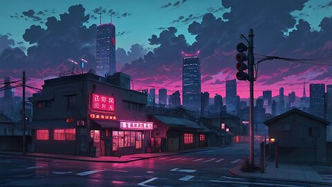 🌆 Lofi Rain Stroll 🌧️ 80s & 90s Tokyo Night Walk 🌙 Vintage Jazz, Chill Vibes & Gentle Rain Sounds