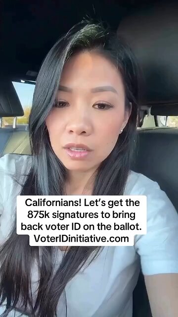 Captioned - Californians favor Voter ID