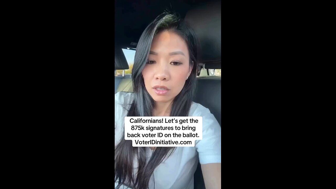 Captioned - Californians favor Voter ID