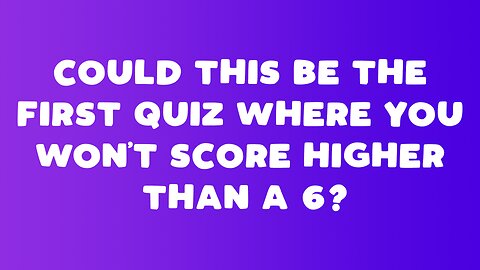 Unbeatable Trivia Quiz