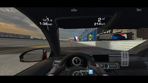 Lexus IS 350 F Sport driving fast in RR3 android gaming