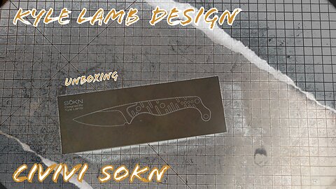 Civivi SOKN unboxing. Completely Unique Fixed Blade Handle and Carry Design!!