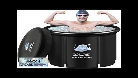 Ice Bath Tub with Lid 320L Portable Outdoor Cold Plunge Pool Review