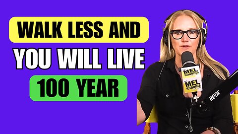 EXERCISE Less After 70 And Do These 3 Things Instead | MEL ROBBINS MOTIVATION 2025