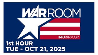 WAR ROOM [1 of 3] Tuesday 10/21/25 • DAILY DISPATCH - News, Reports & Analysis • Infowars