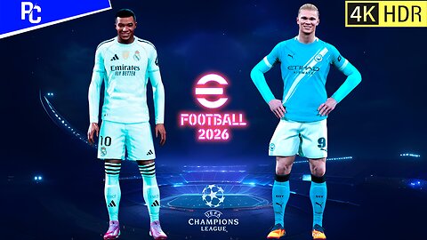 eFootball™ 2026 144 fps GTX 1660 Super Real Madrid vs Manchester City | Phil Gaming OP