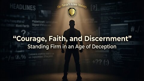 Courage, Faith, and Discernment: Standing Firm in an Age of Deception