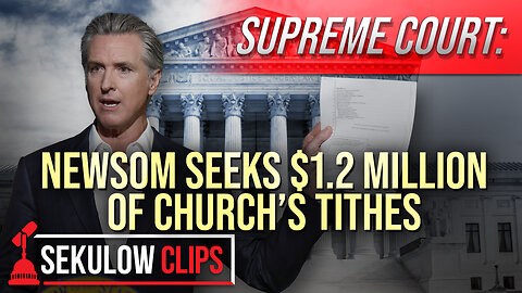 Newsom Seeks $1.2 Million of Church’s Tithes