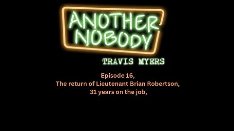 The Return of Lieutenant Brian Robertson: 31 Years on the Job