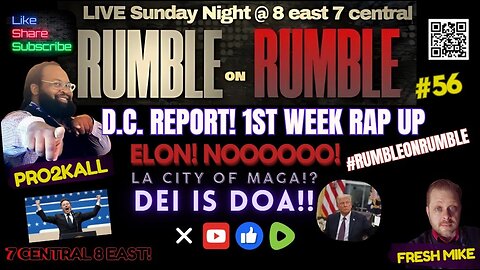 #RumbleonRumble 56 DC REPORT 1st week and more!