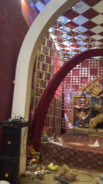 🌸 Tikona Park Durga Pujo 2025 | Maa Durga in Delhi #Shorts