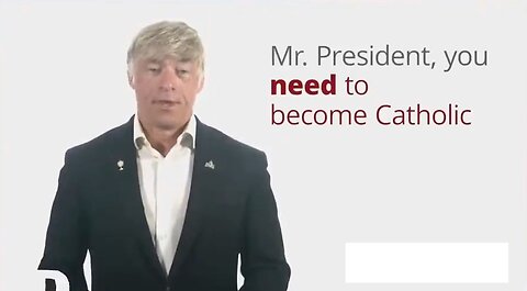 NWO: Roman catholic apologist wants Trump to convert to roman catholicism