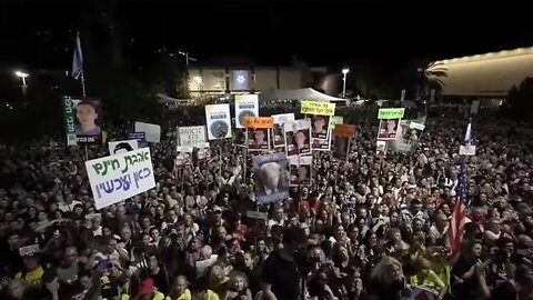 Supporters In Hostages Square In Israel Break Out 'Thank You Trump' Chant