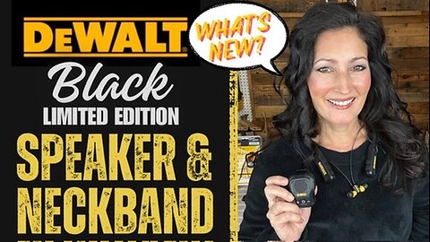 COMPARING the DEWALT YELLOW VS BLACK WEARABLE SPEAKER & NECKBAND, What's NEW? What stayed the SAME?