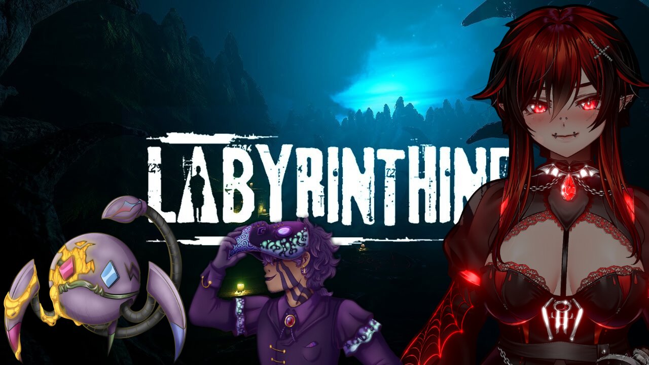 Labyrinthine w/ @CorruptxOmega @BirdieTheWise | Goth Vampire Femboy Vtuber