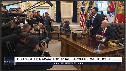 ➡️ POTUS Meeting with the ZOHrAN MaMdaNi [full]