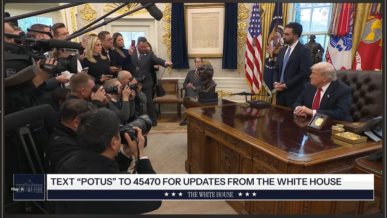 ➡️ POTUS Meeting with the ZOHrAN MaMdaNi [full]