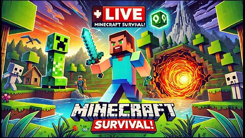 LIVE: Minecraft Survival Adventure! | Exploring, Building & Fun! 🏡⛏️