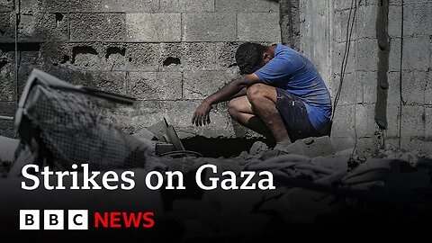 Israeli strikes in Gaza kill 104, health ministry says | BBC News