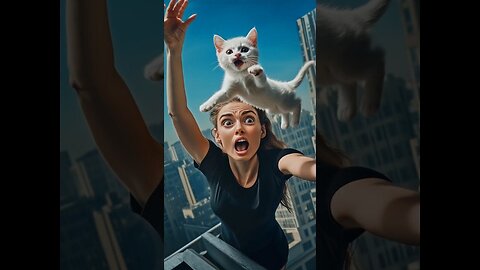 Why is she throwing kitten? 🐈