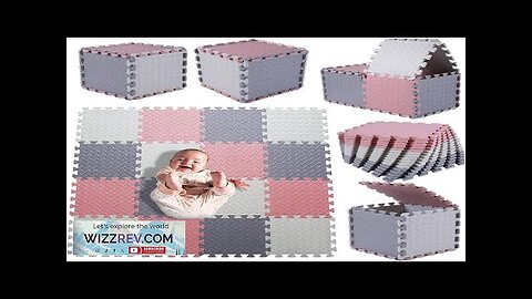 Coolcandy Foam Play Mat(16 Pcs/Set) Multi-Colored Play Mat for Baby EVA Non-Toxic Review