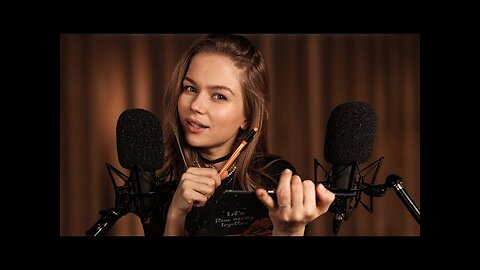 ASMR Asking You Very Personal Questions (Ear to Ear whispers and Writing Sounds)