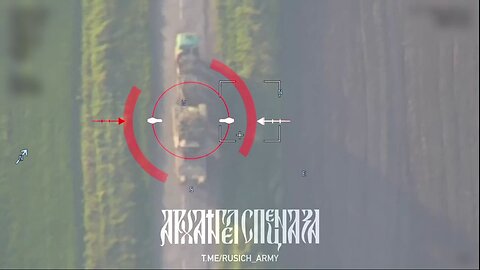 FPV crew detected an enemy combat vehicle and successfully hit a target in the Pervomaisky,Kharkov