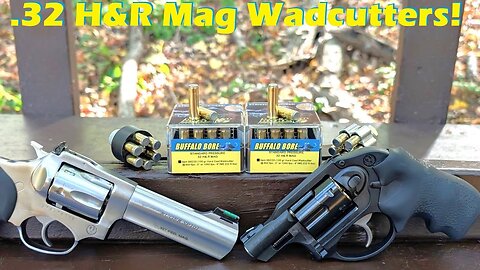 No Fancy Hollow Point Needed! .32 H&R Mag - Buffalo Bore Hard Cast Wadcutters! Lipsey's UC Load