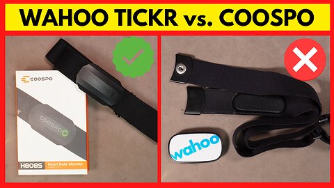 Wahoo TICKR or TICKR X vs Cheap COOSPO HR Monitor!