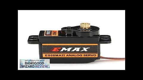 2X EMAX ES08MA II 12g Mini Metal Gear Analog Servo for RC Review