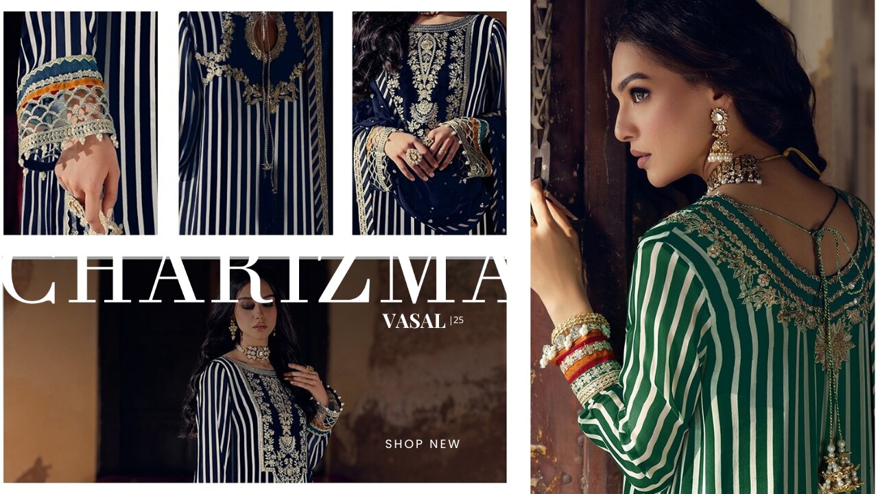 Charizma Unstitched Collection 2025 | Vasal Luxury Vol 3 | Pakistani Clothes Uk