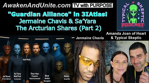 Jermaine Chavis & Sa’Yara (Arcturian): Guardian Alliance, 3IAtlas & Humanity’s Liberation (PART 2)