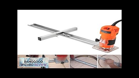 Woodworking Wood Milling Machine Router Edge Guide Trimmer Guide Positioning Cutting Board Review