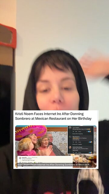 Kristi Noem Celebrates BDay at MEXICAN RESTAURANT!