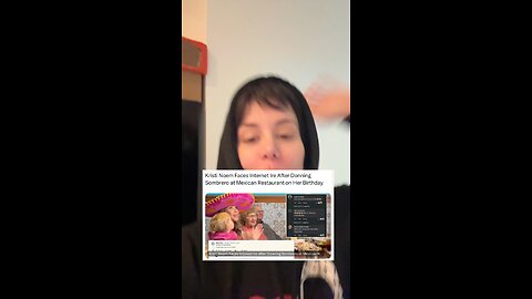 Kristi Noem Celebrates BDay at MEXICAN RESTAURANT!