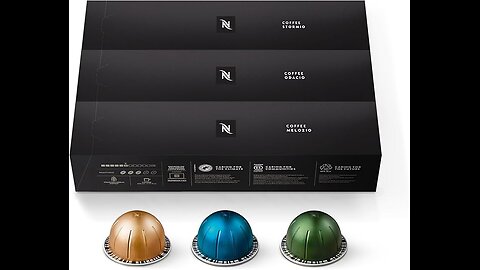 Nespresso Capsules Vertuo, Variety Pack, Medium and Dark Roast Coffee, 30 Count Coffee Pods