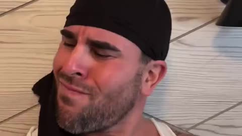 Former Bachelorette in tears as he shares the struggles he faces living as a ‘transracial man.’ 