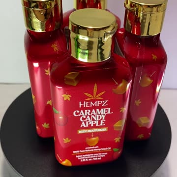 Mini-Vlog: Buy It Now: For Women: Lot of 4 HEMPZ Moisturizers Carmel Candy Apple